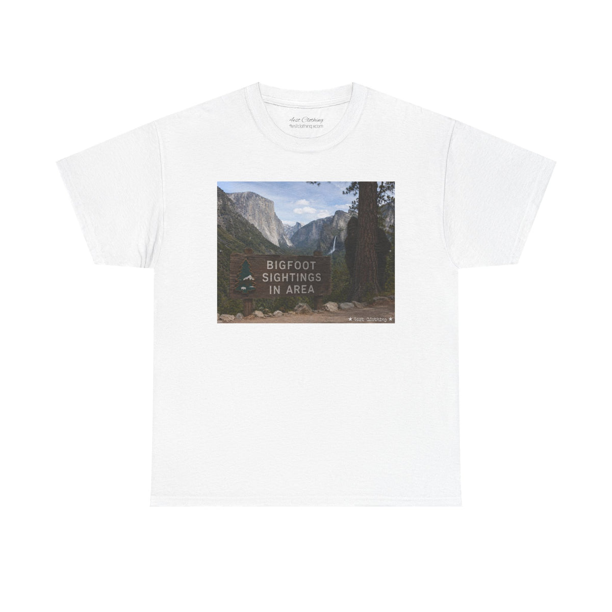 "Click" for a better look at the design. Bigfoot Sightings!