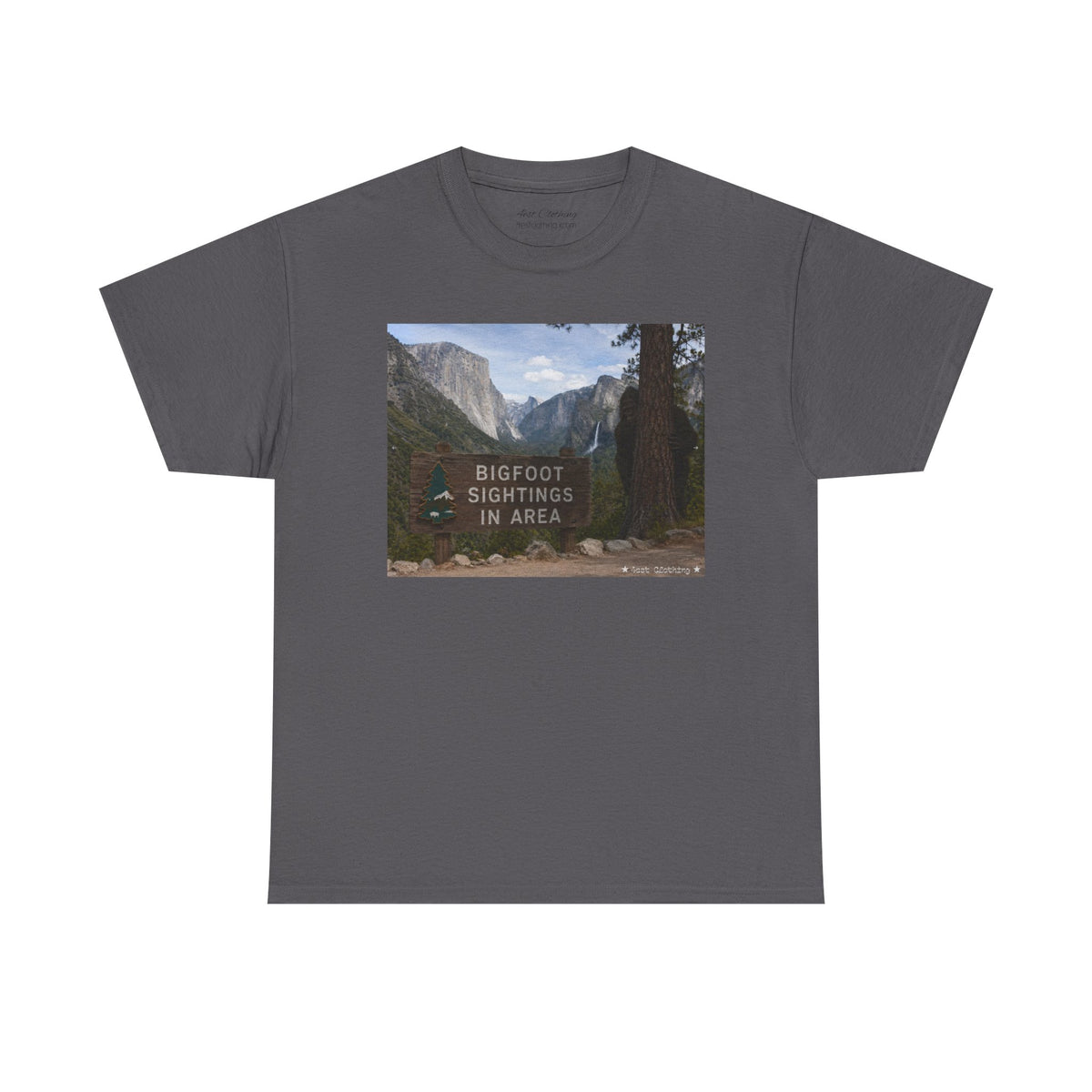"Click" for a better look at the design. Bigfoot Sightings!