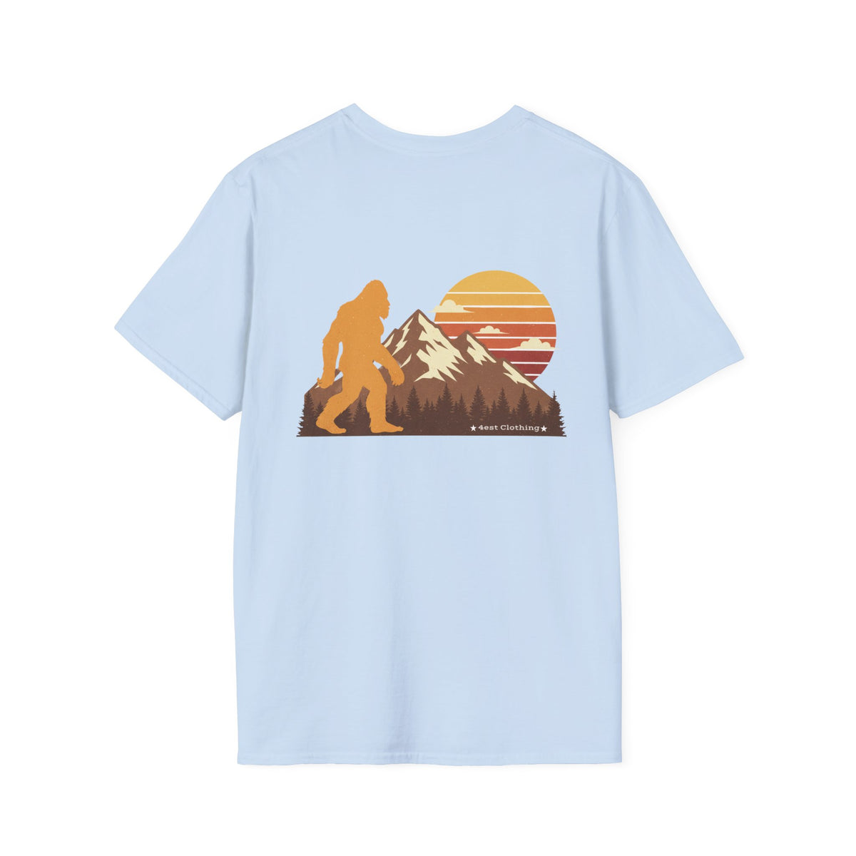 Bigfoot Mountain Sunset Graphic T-Shirt