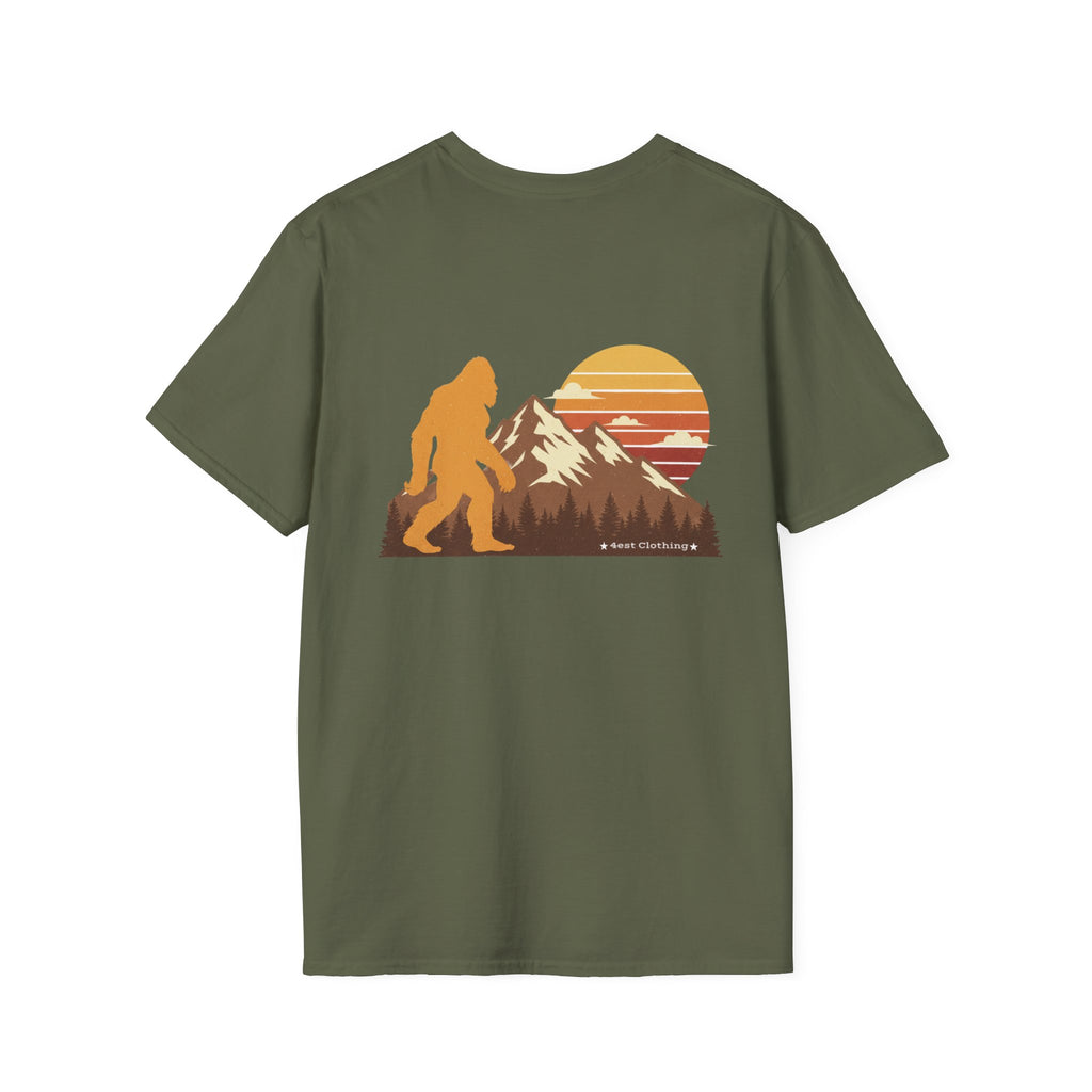 Bigfoot Mountain Sunset Graphic T-Shirt