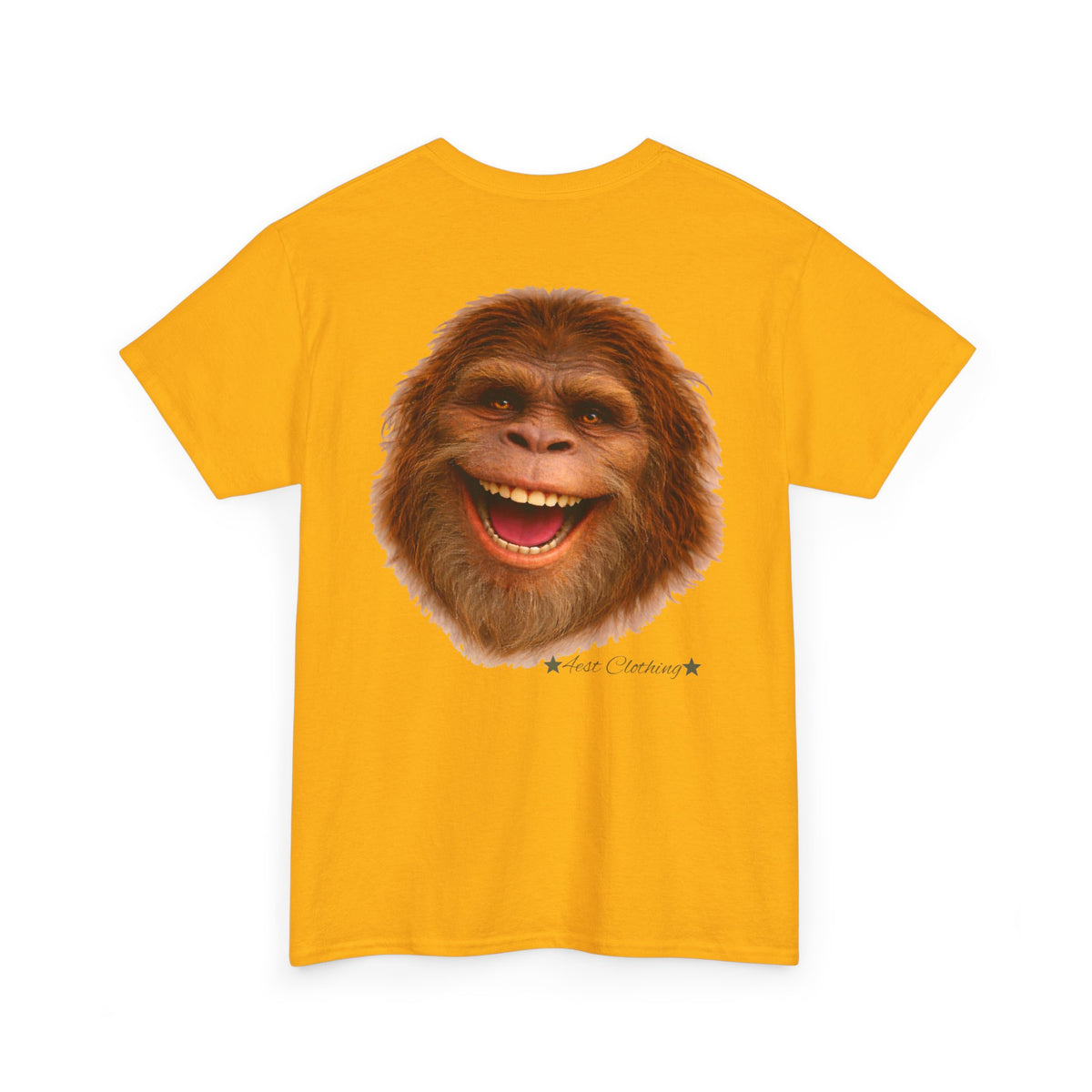 BACKPRINT- Happy Hairy Guy.