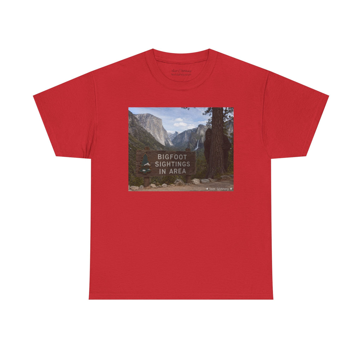 "Click" for a better look at the design. Bigfoot Sightings!