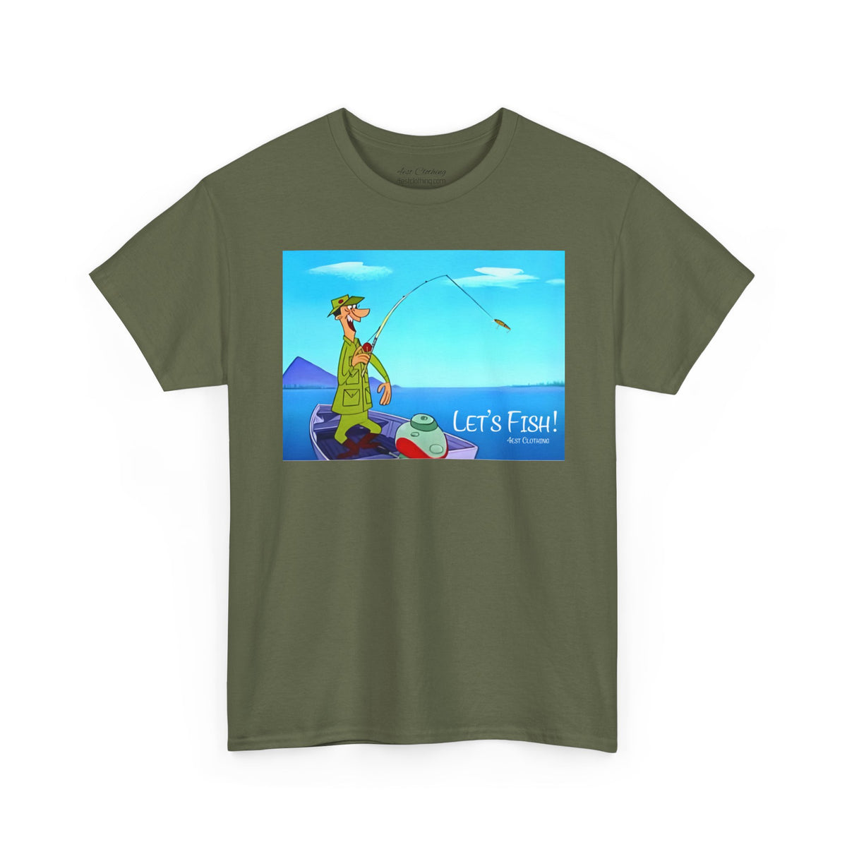 50's Cartoon"Let’s Fish!"