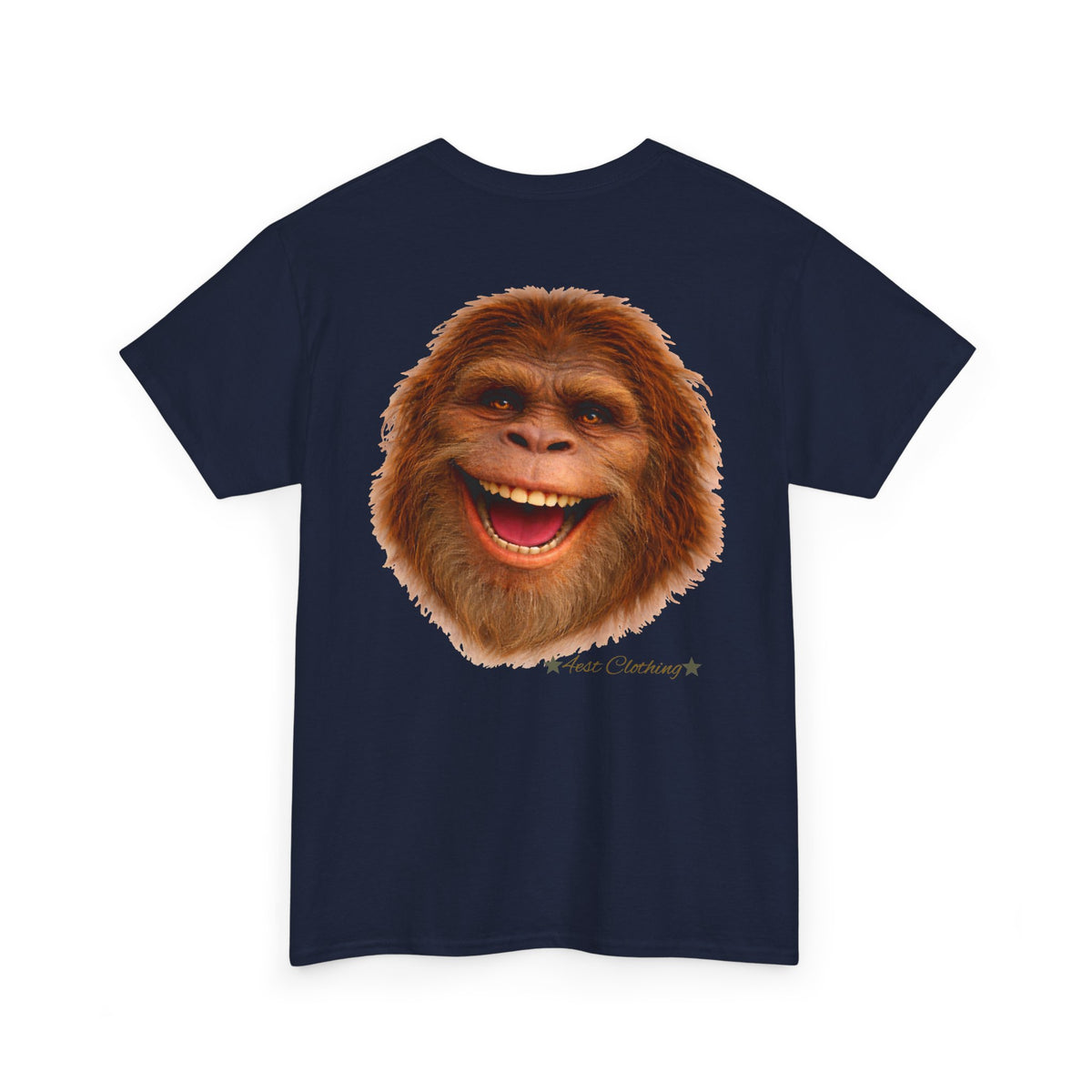 BACKPRINT- Happy Hairy Guy.