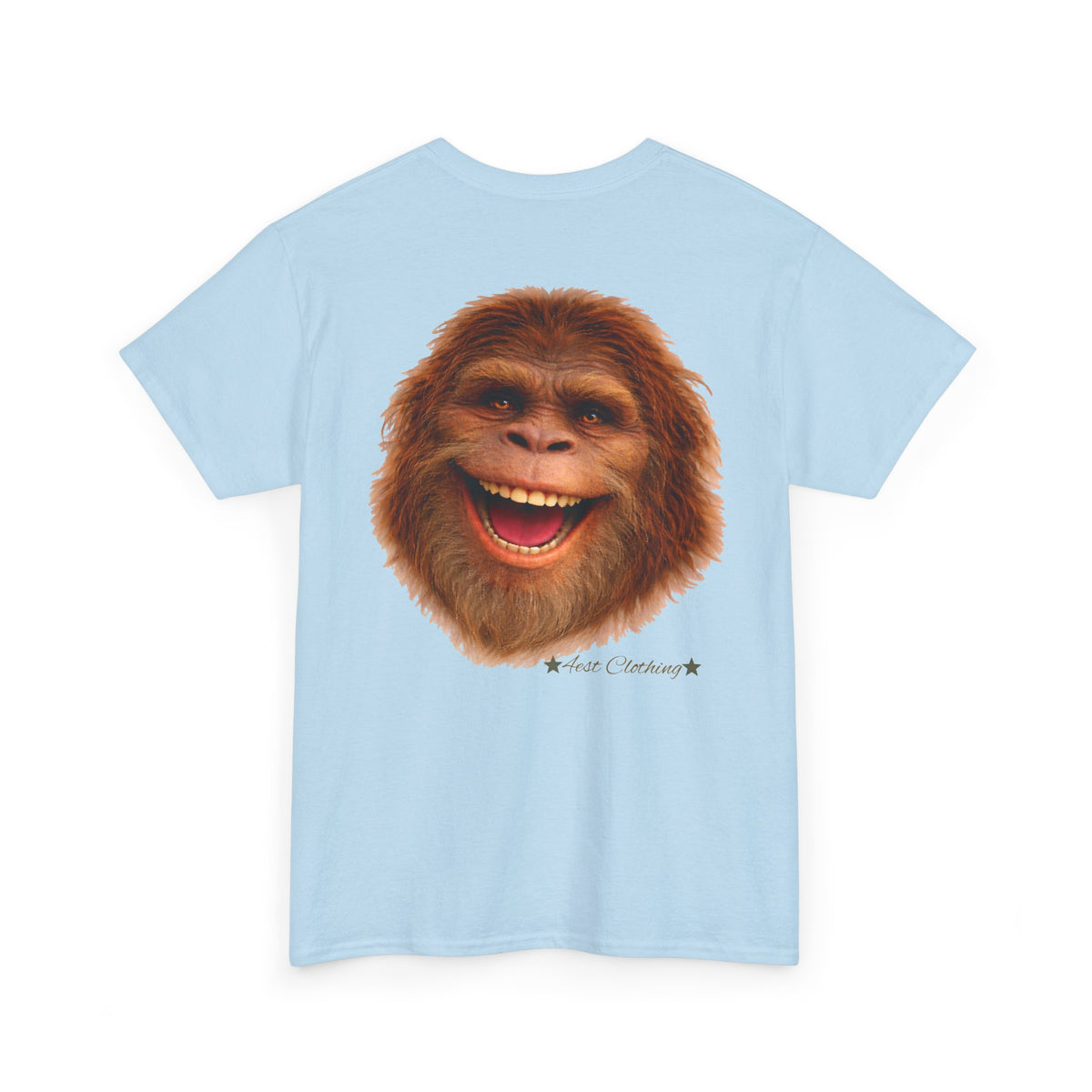 BACKPRINT- Happy Hairy Guy.