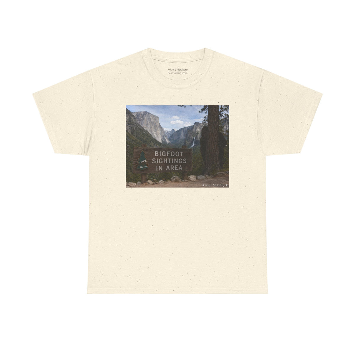 "Click" for a better look at the design. Bigfoot Sightings!