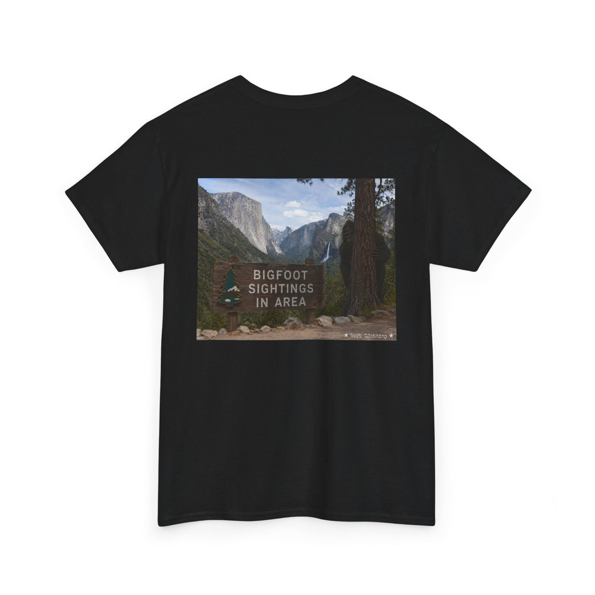 BACKPRINT- Bigfoot Sightings in Area.