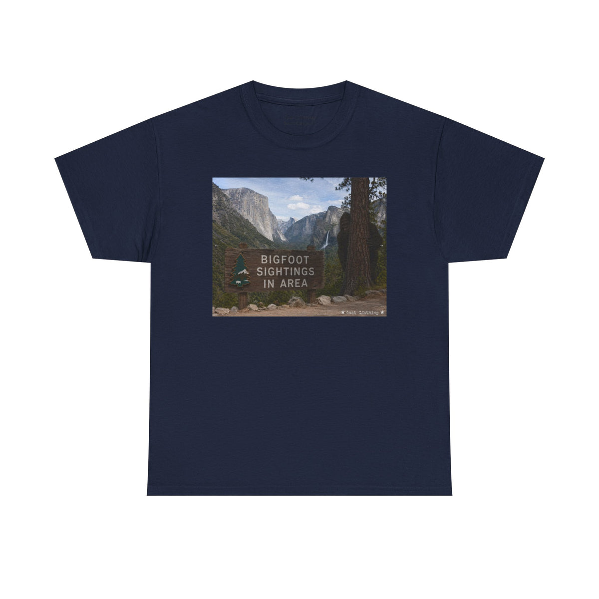 "Click" for a better look at the design. Bigfoot Sightings!