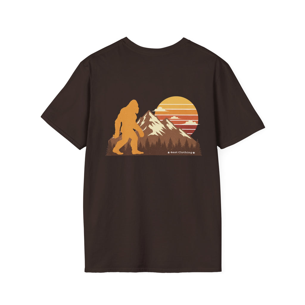 Bigfoot Mountain Sunset Graphic T-Shirt