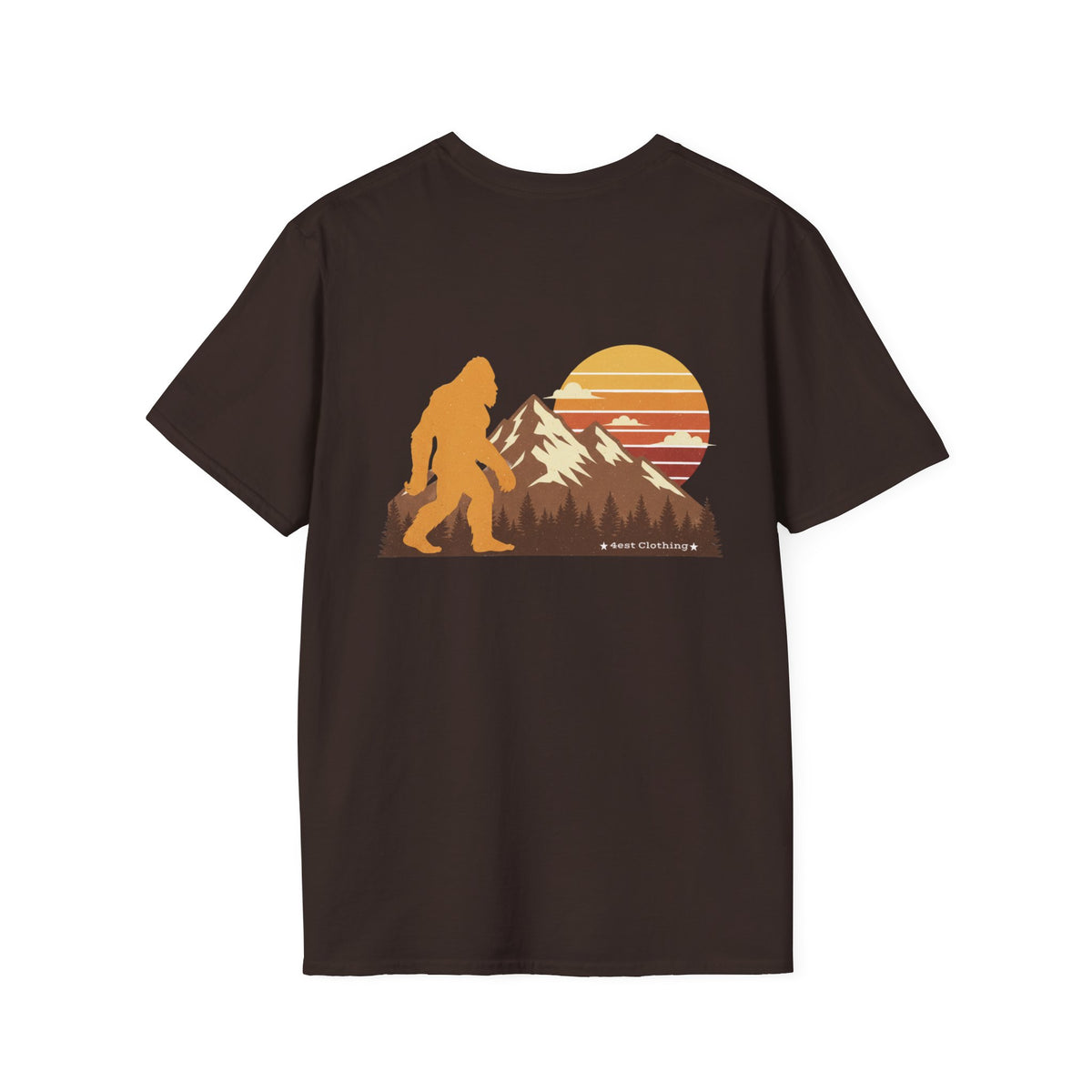 Bigfoot Mountain Sunset Graphic T-Shirt
