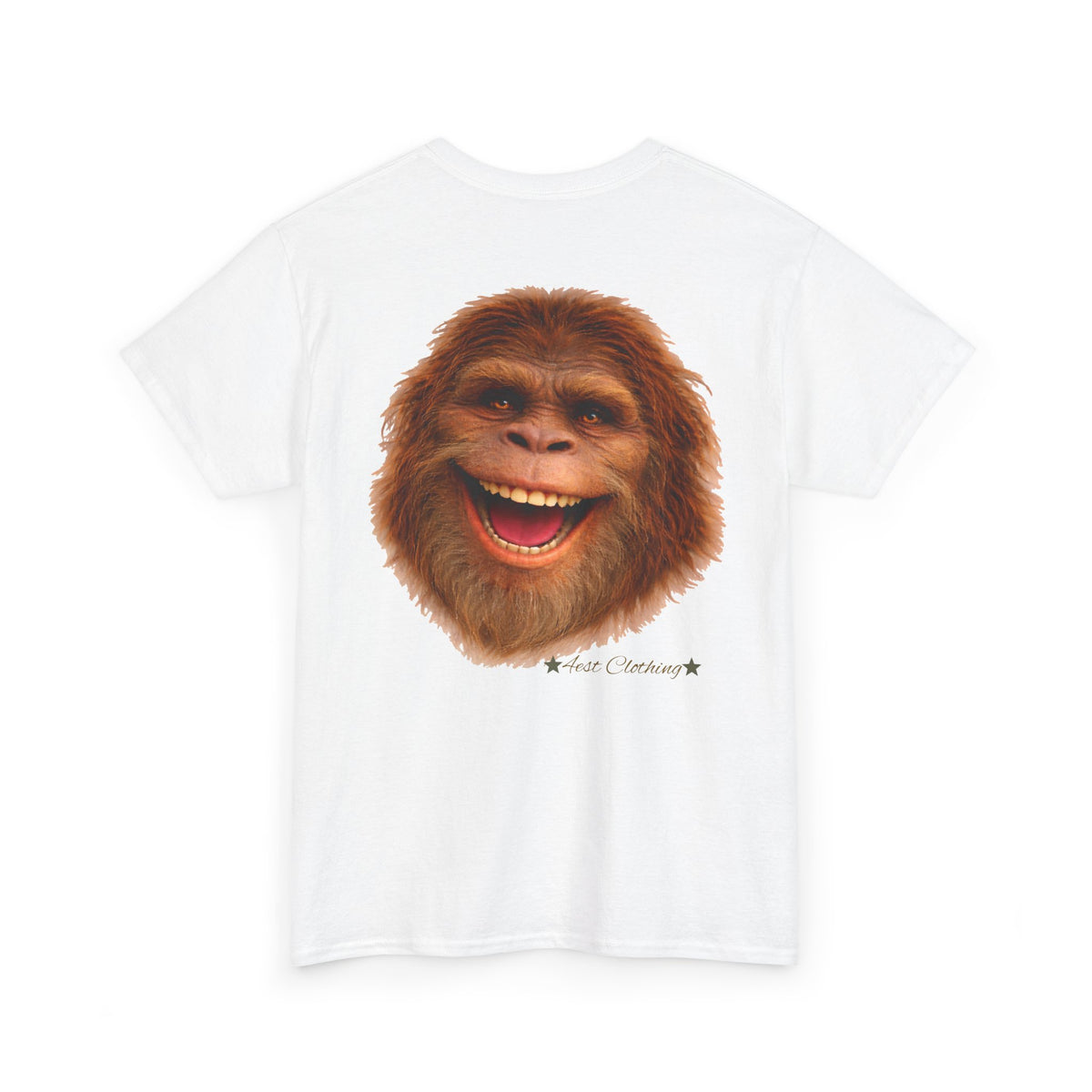 BACKPRINT- Happy Hairy Guy.