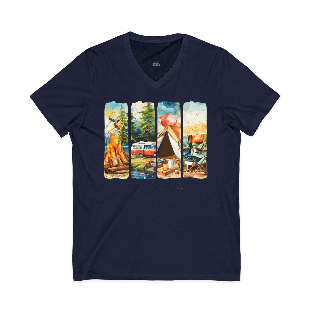 Camp Mode on! Ultra soft V-Neck Ladies