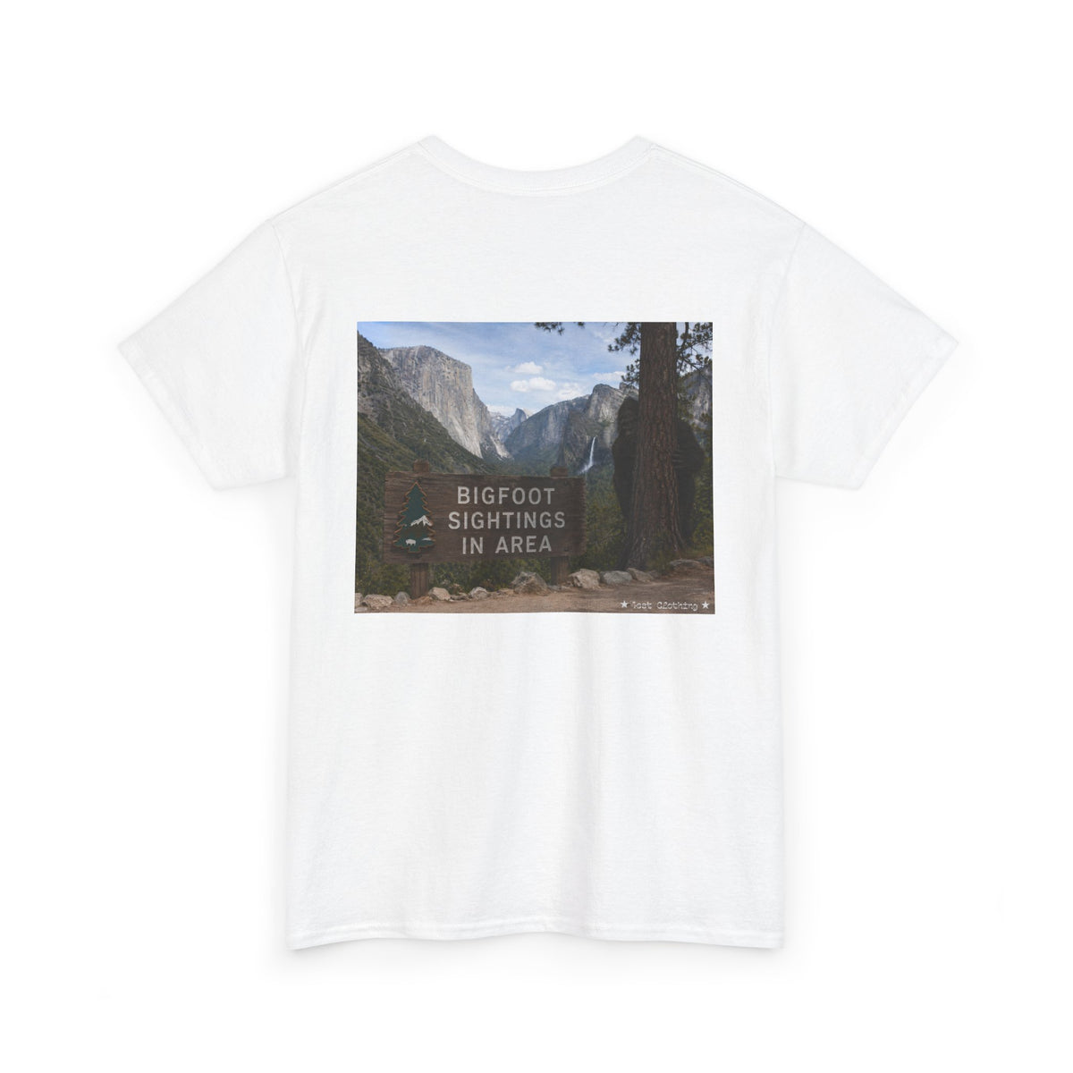 Bigfoot Sightings in Area.  Mountain Adventure T-Shirt