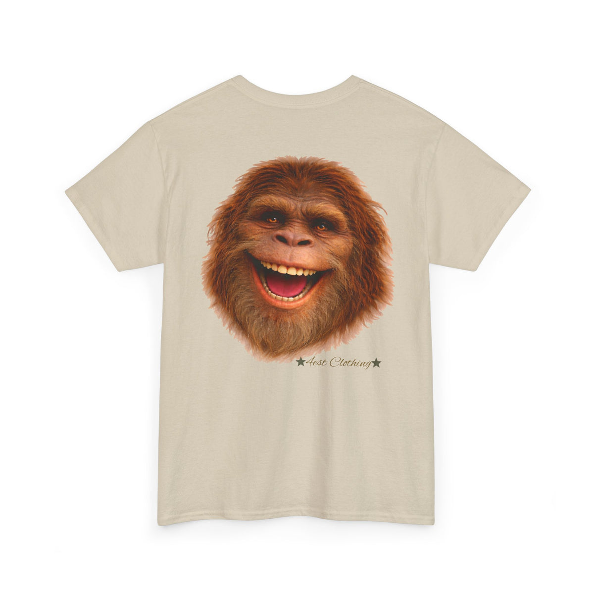 BACKPRINT- Happy Hairy Guy.
