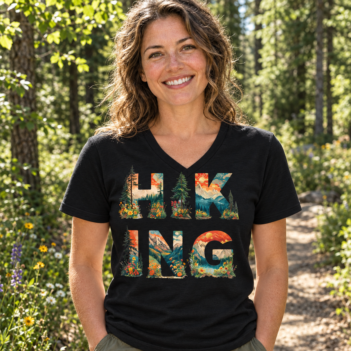 Let's go Hiking!  — Soft Outdoor Adventure Ladies T‑Shirt