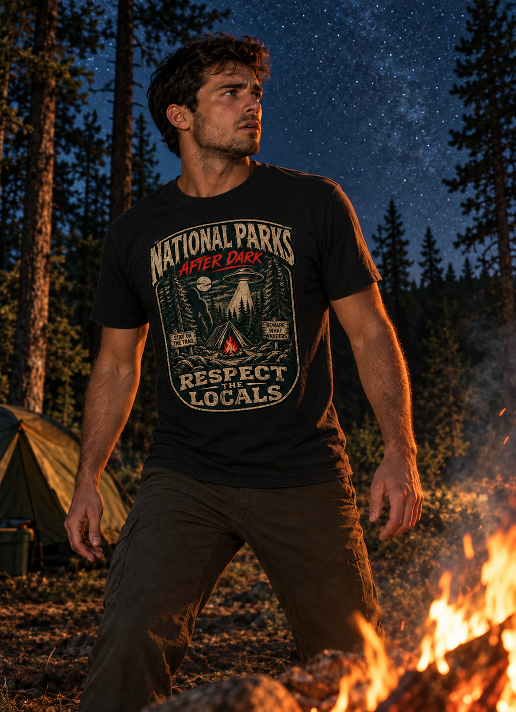 National Park After Dark Freaks- Durable, Awesome Tee
