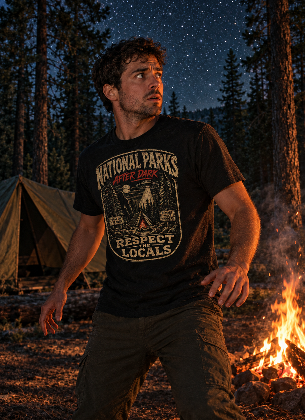 National Park After Dark Freaks- Durable, Awesome Tee