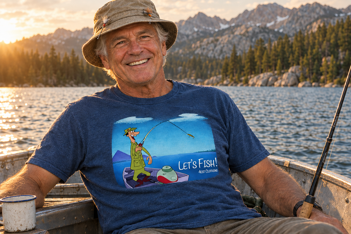 50's Cartoon"Let’s Fish!"