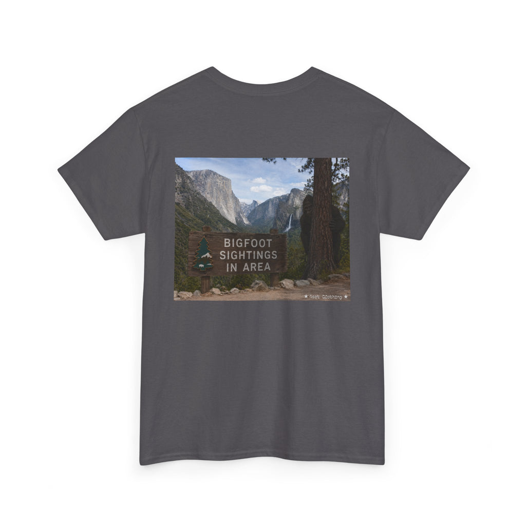 Bigfoot Sightings in Area.  Mountain Adventure T-Shirt