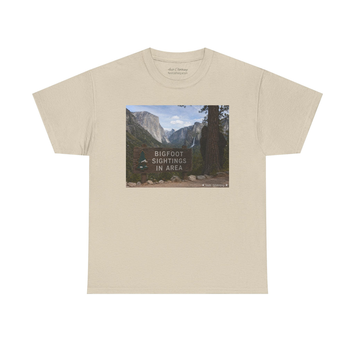 "Click" for a better look at the design. Bigfoot Sightings!