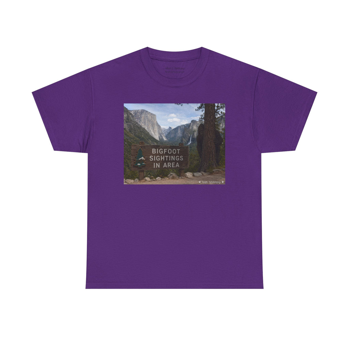 "Click" for a better look at the design. Bigfoot Sightings!