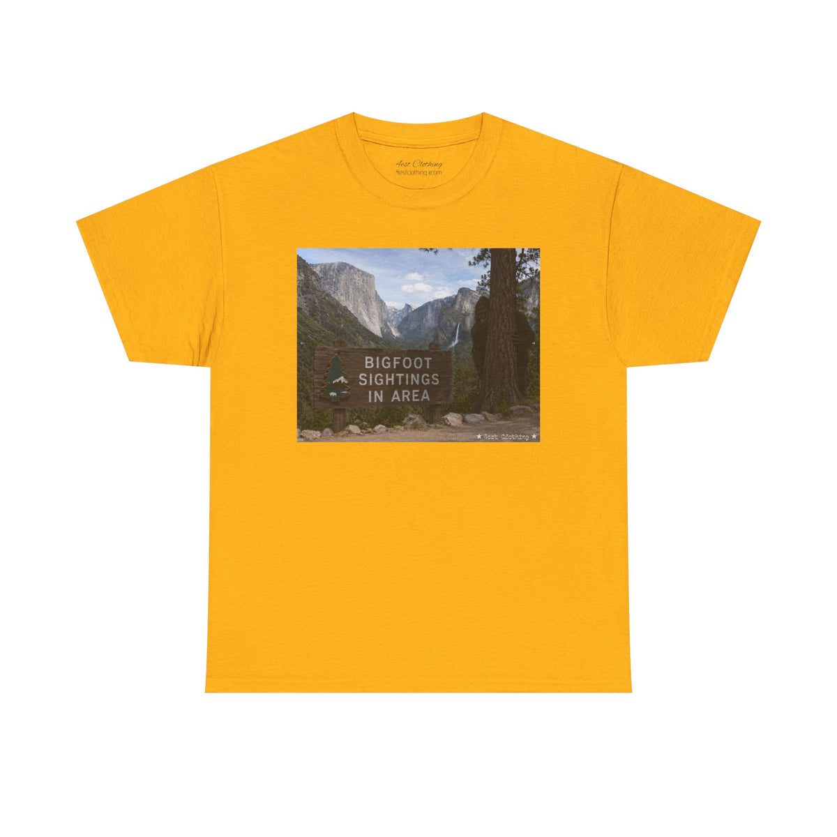 "Click" for a better look at the design. Bigfoot Sightings!