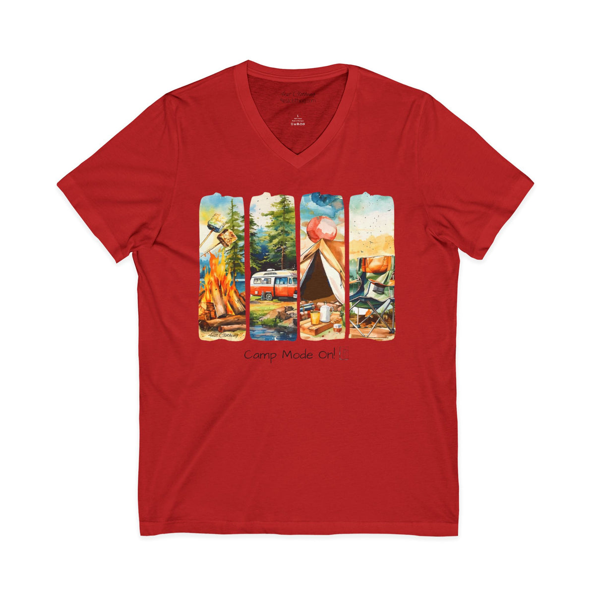 Camp Mode on! Ultra soft V-Neck Ladies