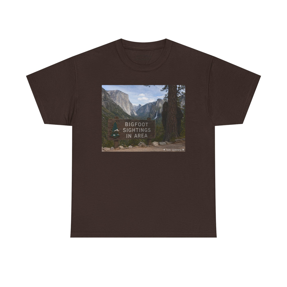 "Click" for a better look at the design. Bigfoot Sightings!