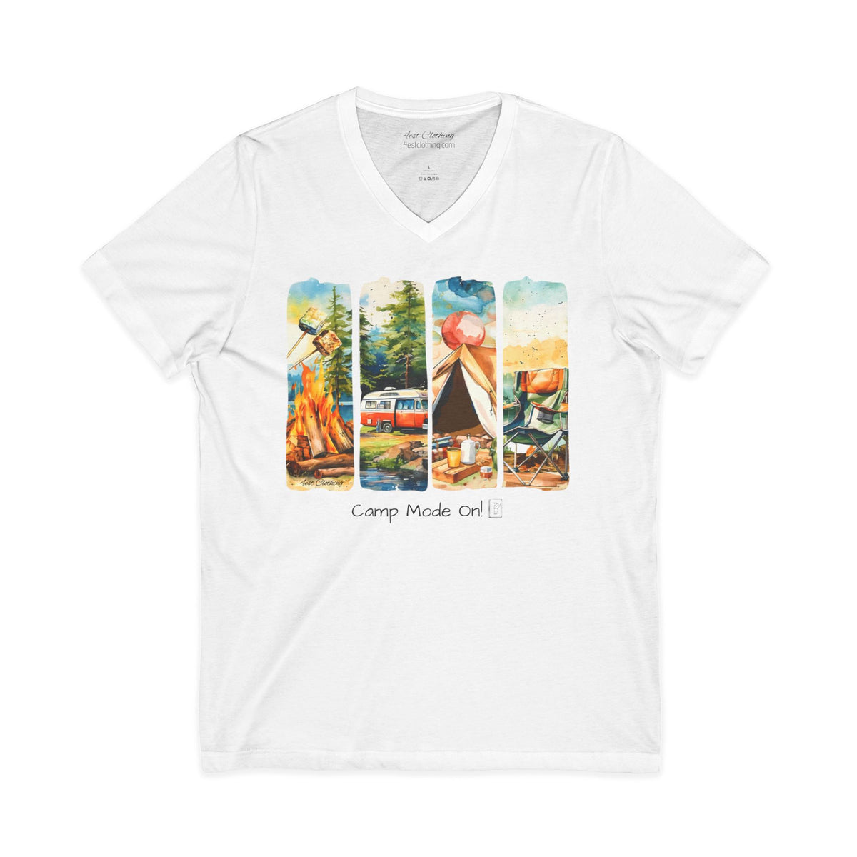 Camp Mode on! Ultra soft V-Neck Ladies