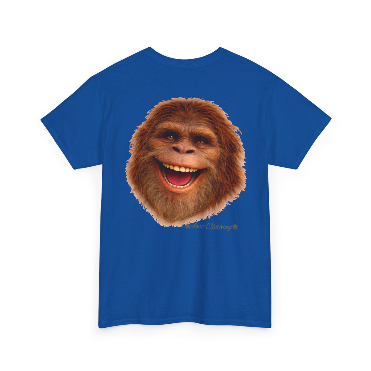 BACKPRINT- Happy Hairy Guy.