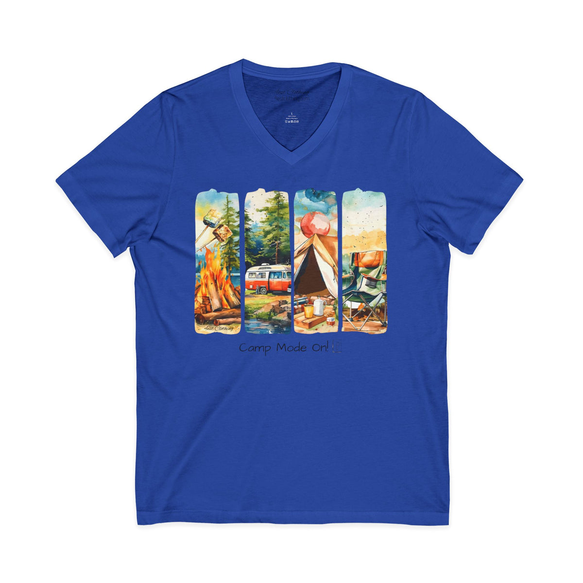 Camp Mode on! Ultra soft V-Neck Ladies