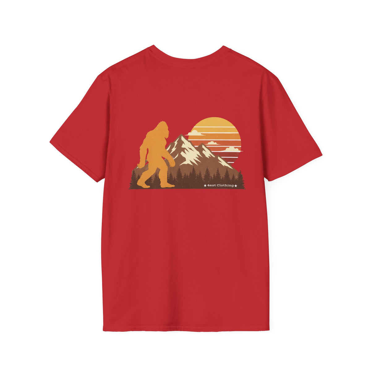 Bigfoot Mountain Sunset Graphic T-Shirt