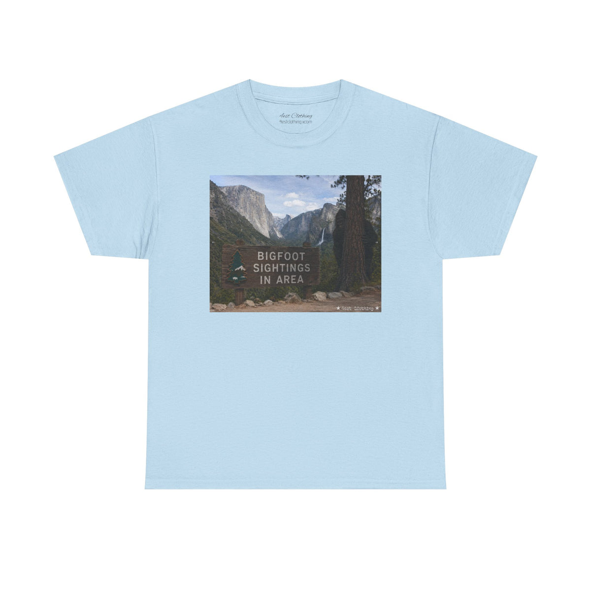 "Click" for a better look at the design. Bigfoot Sightings!