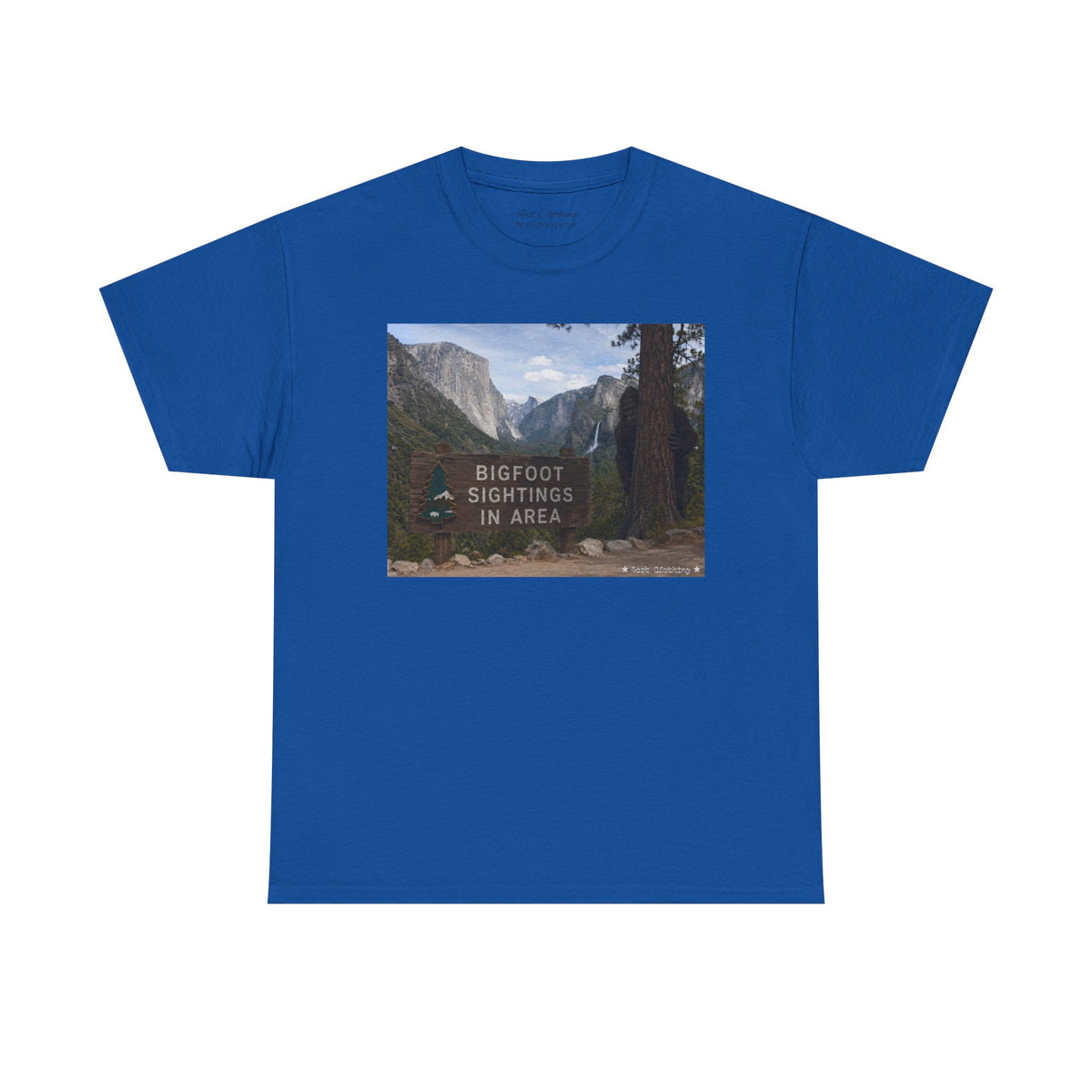 "Click" for a better look at the design. Bigfoot Sightings!