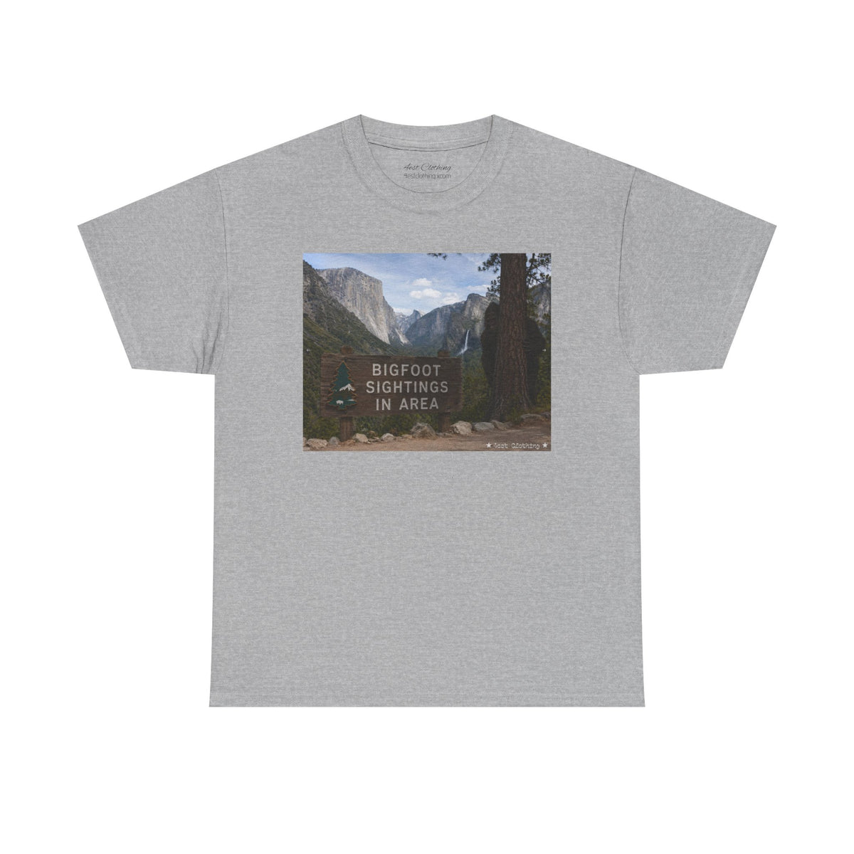 "Click" for a better look at the design. Bigfoot Sightings!