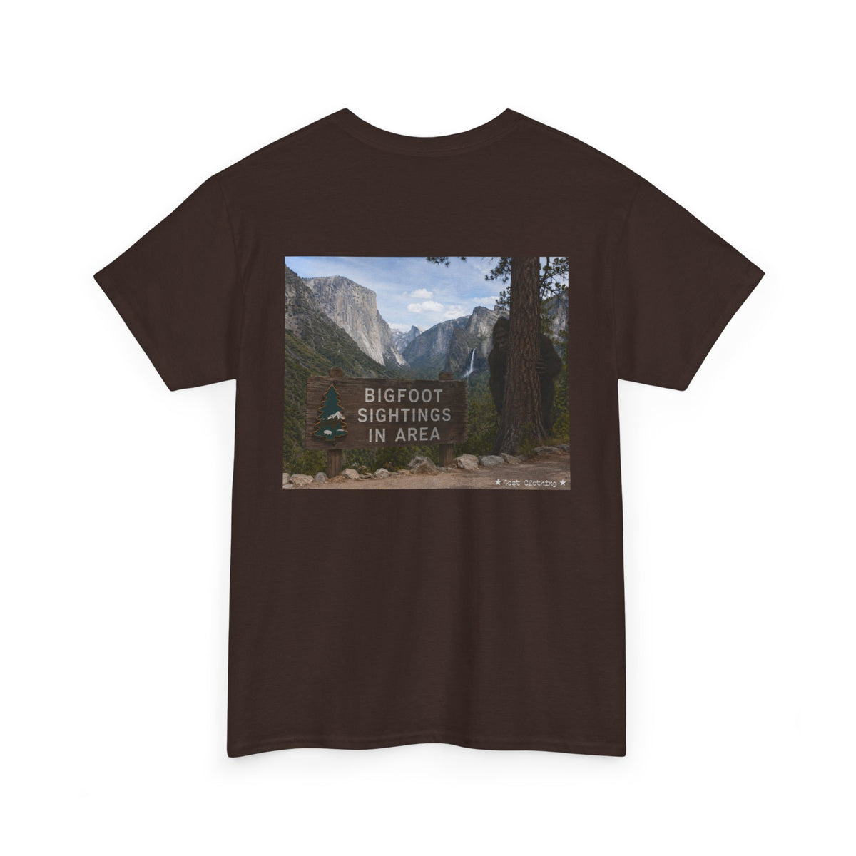 Bigfoot Sightings in Area.  Mountain Adventure T-Shirt