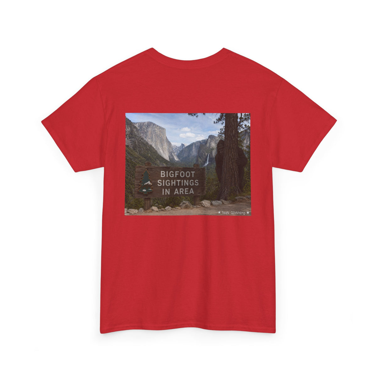 BACKPRINT- Bigfoot Sightings in Area.
