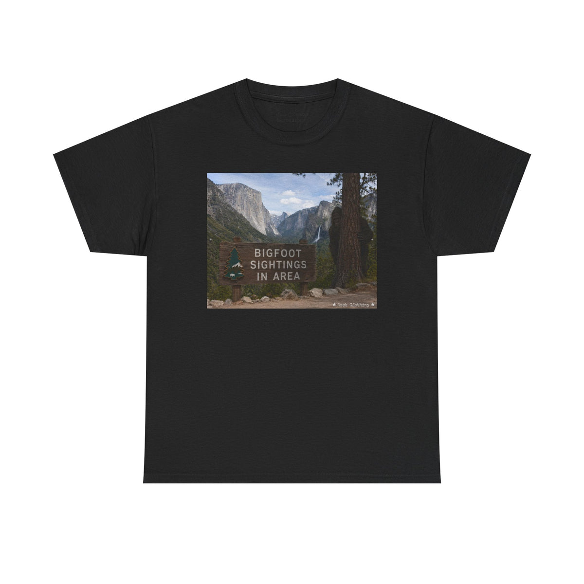"Click" for a better look at the design. Bigfoot Sightings!