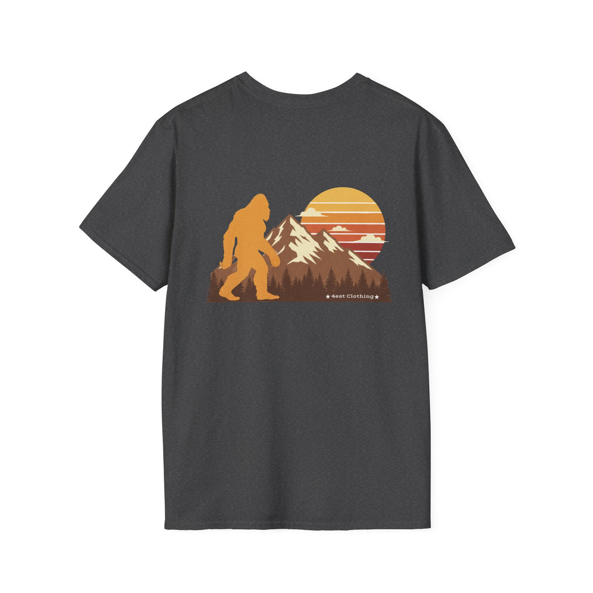Bigfoot Mountain Sunset Graphic T-Shirt