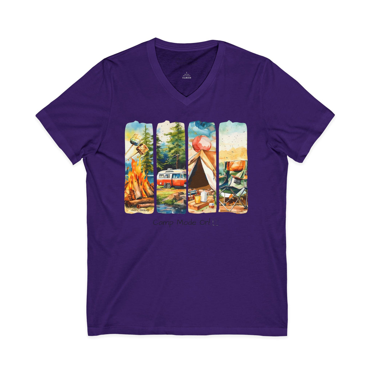 Camp Mode on! Ultra soft V-Neck Ladies