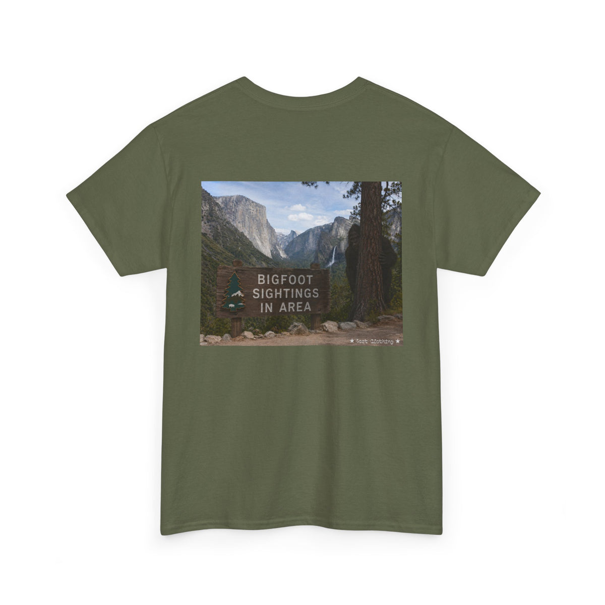 Bigfoot Sightings in Area.  Mountain Adventure T-Shirt
