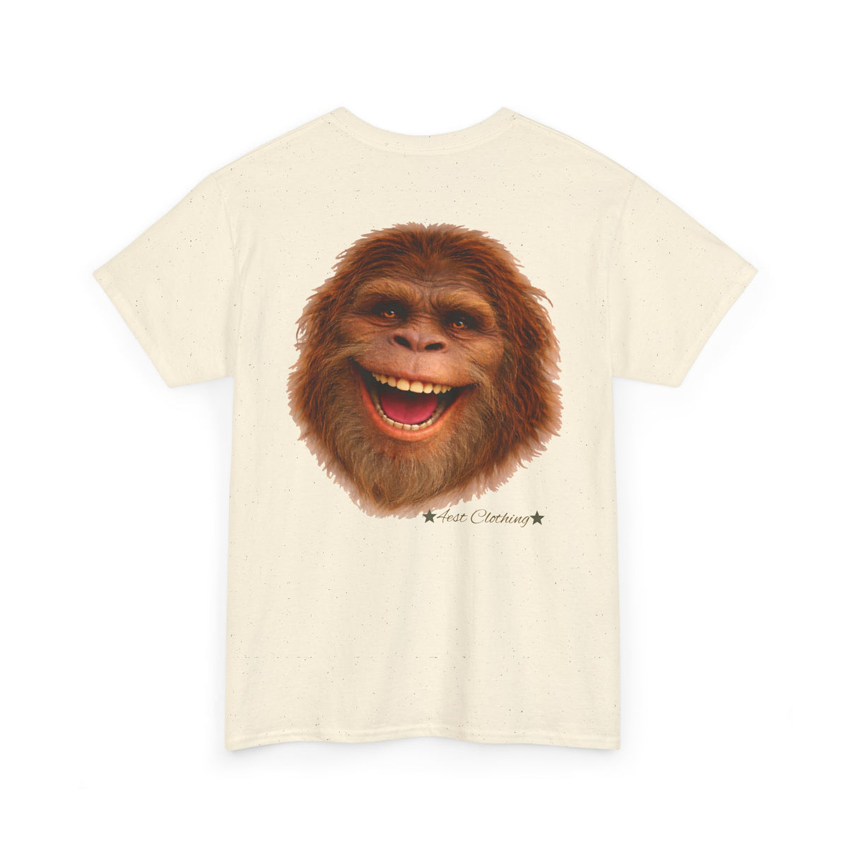 BACKPRINT- Happy Hairy Guy.