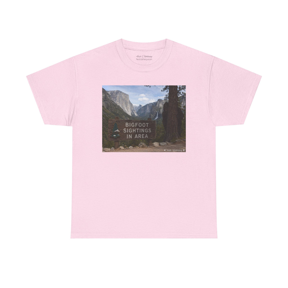 "Click" for a better look at the design. Bigfoot Sightings!