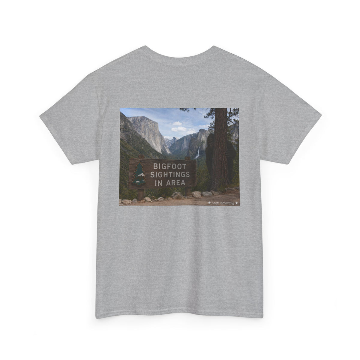 Bigfoot Sightings in Area.  Mountain Adventure T-Shirt