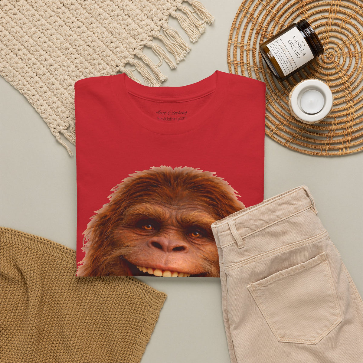 Happy Hairyman, Old School durability, Camping Tee