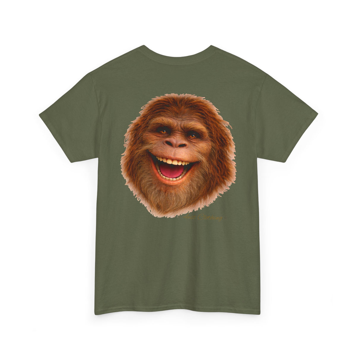 BACKPRINT- Happy Hairy Guy.