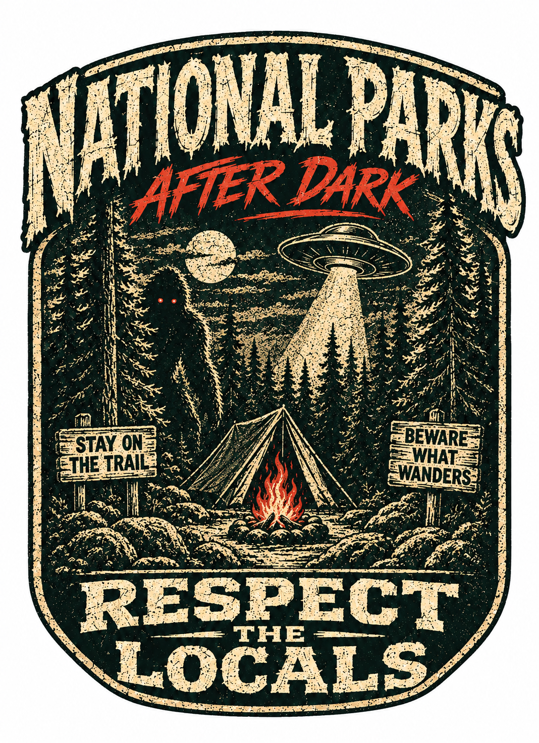 BACKPRINT- "Respect the Local Freaks"
