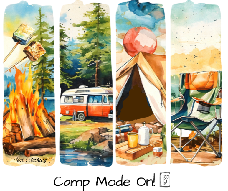 Camp Mode on! Ultra soft V-Neck Ladies