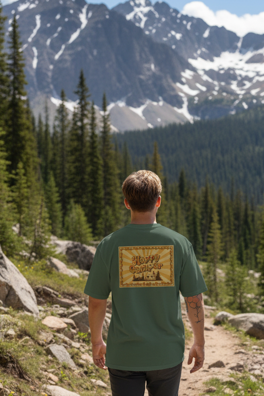 BACKPRINT, Happy Camper.